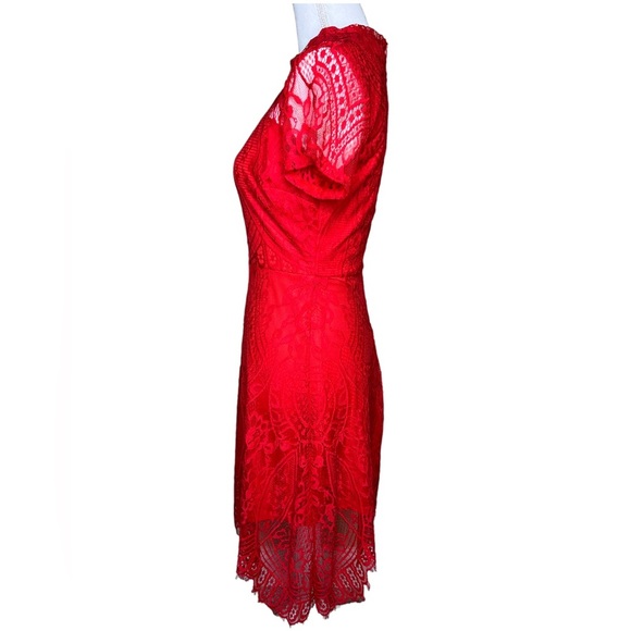 NWT Beautiful Red Lace Dress by Francesca’s - Picture 2 of 3